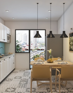 Thiết kế nội thất căn hộ chung cư phong cách hiện đại