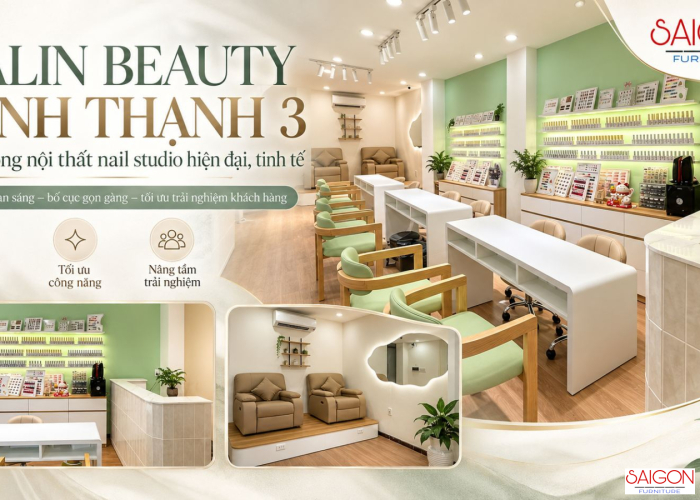 Thi Công Salin Beauty Bình Thạnh – Không Gian Làm Đẹp Hiện Đại