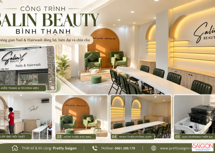 Thi Công Nội Thất Salin Beauty Bình Thạnh